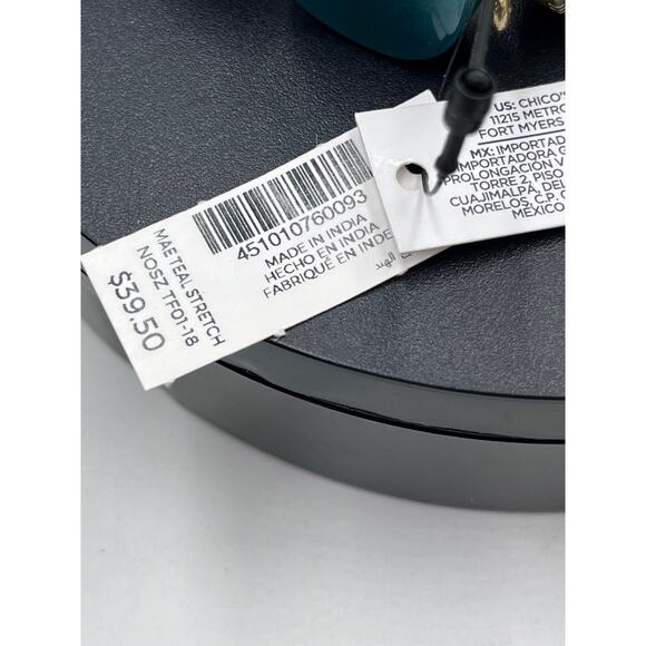 Chicos Bracelet Boho Southwest Teal Blue Green  Beaded Stretch
Bangle New - Picture 7 of 8